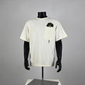 Men's Off-White Tree Embroidery Pocket T-Shirt