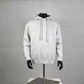 Heather Grey Classic Fit Hoodie - Oversized Heavyweight Fleece Sweatshirt
