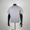 Men's White Structured Seam Oversized T-Shirt - Minimalist Streetwear Short Sleeve Top