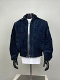 Oversized Cropped Corduroy Jacket |