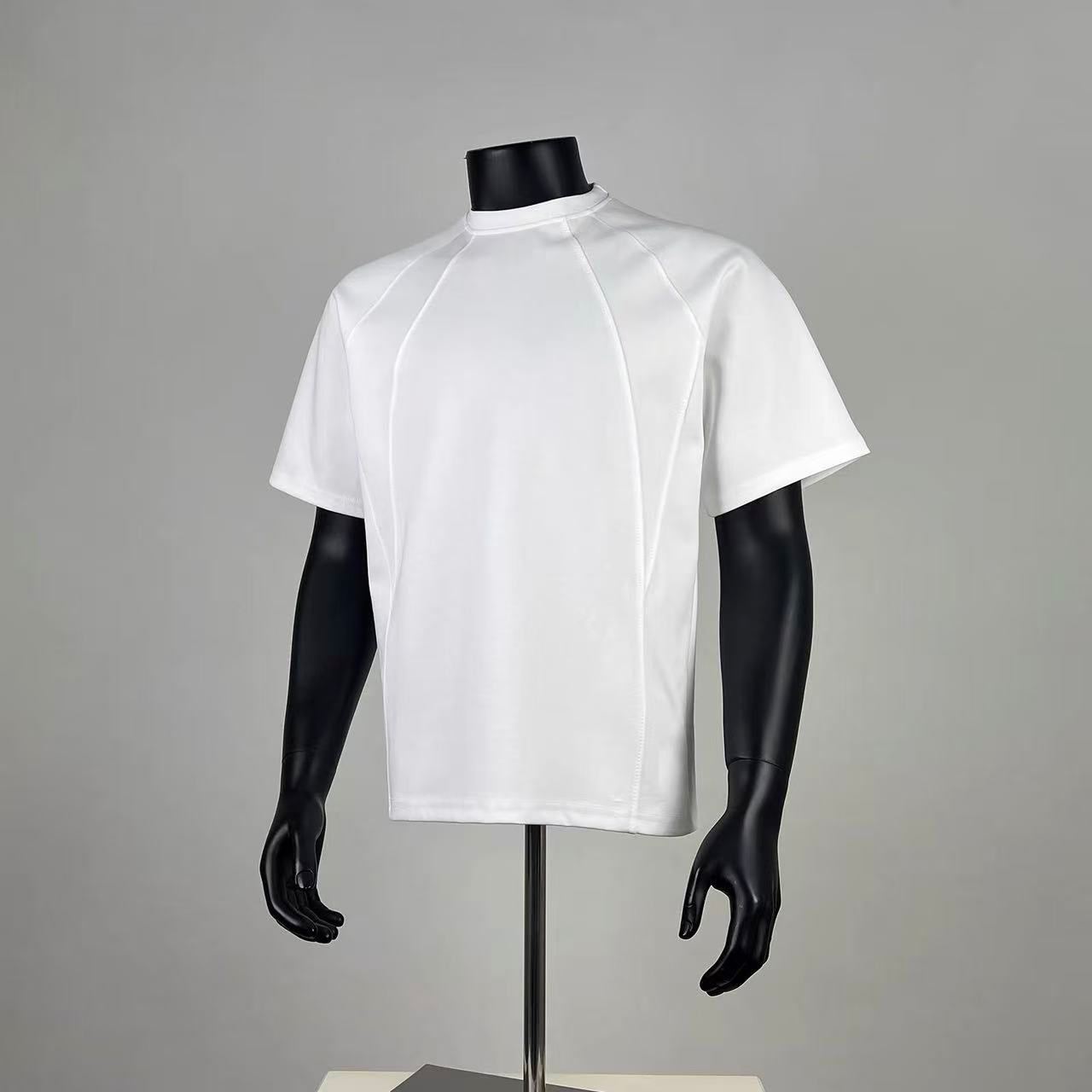 Men's Raglan Seam Detail Oversized Crew Neck T-Shirt